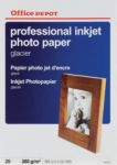 Office Depot Professional Inkjet Fotopapier DIN A4 Semi Gloss 280 g m2 210 x 297 mm Wei 20 Blatt