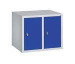 CP Aufsatzschrank Lichtgrau Blau 61 x 50 x 50 cm