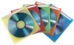 25 Stueck Hama aus PP CD DVD Doppelhuellen Farbig sortiert