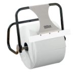 Office Depot Industrie Rollenhandtuchspender Metall Schwarz 405 x 265 x 400 mm