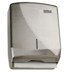 Office Depot Falthandtuchspender Edelstahl Silber 262 x 133 x 342 mm