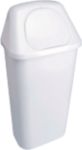 Office Depot Abfallbehaelter 50 l 345 x 232 cm Wei Grau