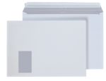 Versandtaschen Fenster links Abziehstreifen 100 g m2 324 x 229 mm DIN C4 25 Stueck