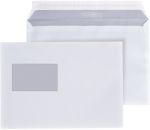 Versandtaschen Mit Fenster Abziehstreifen 80 g m2 162 x 229 mm DIN C5 500 Stueck