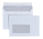 Briefumschlaege Fenster links Abziehstreifen 80 g m2 162 x 114 mm DIN C6 25 Stueck
