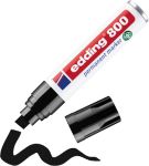 edding 800 Permanent Marker Keilspitze 4 12 mm Schwarz
