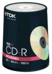100 Stueck TDK CD R 80 min Spindel in Spindel 700 MB 80 Min