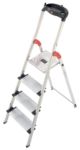 Hailo ProfiStep XXL Sicherheits Haushaltsleiter 4 Stufen 84 cm