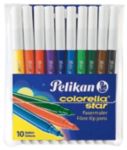 Pelikan Colorella Star Fasermaler Faserschreiber 08 mm Farbig sortiert 10 Stueck