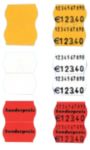 Sato Etiketten auf Rolle 2 zeilig Leuchtorange 26 x 16 mm 1200 Stueck