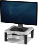 Fellowes Premium Plus Monitorstaender Platin