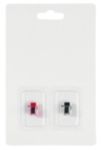 2 Stueck IR78BR Farbrollen Schwarz Rot