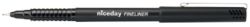 niceday Fineliner 03 mm Zwart 12 Stuks