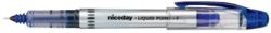 niceday Liquid Ink Rollerball 03 mm Blauw 12 Stuks