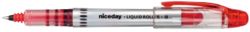 niceday Liquid Ink Rollerball 05 mm Rood 12 Stuks