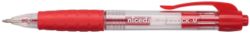 Niceday gelpennen rood met drukknop medium 07 punt 12 stuks per pak