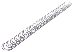 GBC Metalen bindruggen Wirebind 21 A4 A4 Zwart 100 Stuks