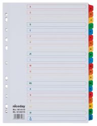 niceday A Z Tabbladen A4 Wit Karton 20 tabs 11 gaats 170 g m2 223 mm