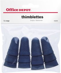 Office Depot Telvingers Groot o 23 mm Blauw 12 Stuks