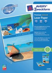 Avery Zweckform Laser fotopapier A3 Glanzend 150 g m2 297 x 420 mm Wit 100 Vel