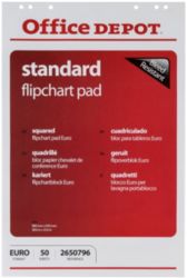 5 Office Depot Flipoverblokken Geruit 70 g m2