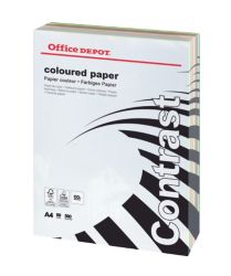 Office Depot Gekleurd papier A4 80 g m2 Kleurenassortiment 500 Vel