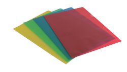 Office Depot L hoezen A4 Kleurenassortiment Polypropyleen 21 x 297 cm 100 Stuks
