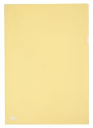 Niceday 25 deluxe doorzichtige L hoesjes mat geel 145 micron