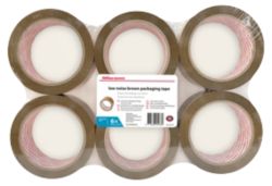 Office Depot Low noise Industriele tape Bruin 50 mm x 66 m 6 Rollen