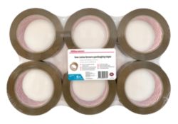 Office Depot Low noise Industriele tape Bruin 50 mm x 100 m 6 Rollen