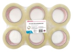 Office Depot Low noise Industriele tape Transparant 50 mm x 100 m 6 Rollen