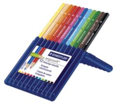 STAEDTLER ergosoft Kleurpotloden in etui Kleurenassortiment 12 Stuks