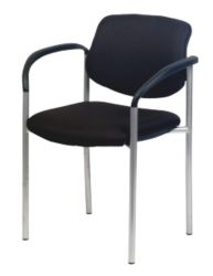 Schaffenburg Conferentiestoel All Tec 030 Zwart 4 Stuks