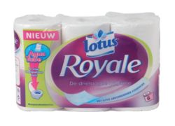 Lotus Toiletpapier Royale Royale 3 Wit Wit 30 x 150 Vel