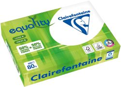 Clairefontaine Equality Gerecycleerd papier A4 80 g m2 Wit 500 Vel