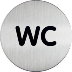 Durable Pictogrammen Toilet Zelfklevend o 83 mm