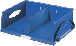Leitz Sorty Sorteerbakje met dwars verdeelschot Blauw A4 405 x 30 x 125 cm