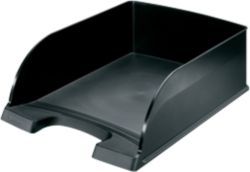Leitz Jumbo 5233 Brievenbakje Zwart A4 Polystyreen 255 x 357 x 103 cm
