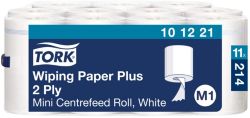 Tork Poetspapier Advanced Wiper Mini Centerfeed 420 Wit 11 x 214 Vel