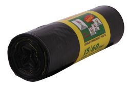 Office Depot Afvalzakken Komo Zwart 60 L 60 x 80 cm 55 m 15 Zakken