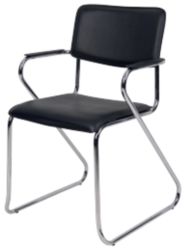 rs Sohotm Bezoekersstoel Moda Zwart 2 Stuks