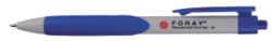 FORAY Recycled Click Balpen 05 mm Blauw Drukknop 12 Stuks