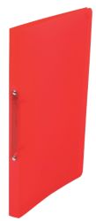 Exacompta Ringband A4 Transparant rood Rug 25 mm 2 rings Polypropyleen