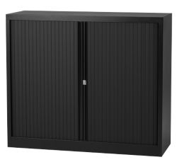 Bisley Roldeurkast Laag Zwart 100 x 43 x 103 cm