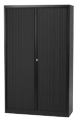 Bisley Roldeurkast Hoog Zwart 100 x 43 x 198 cm