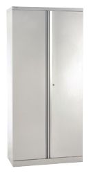 Bisley Draaideurkast Hoog Zilvergrijs 91 x 46 x 197 cm