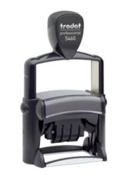 Trodat professional line 55 x 32 mm tekst en datum zwart nederlandstalig
