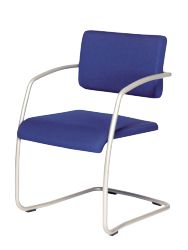 Schaffenburg Conferentiestoel All Tec 060 4 pootsframe Blauw