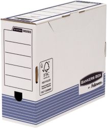 R Kive Archiefdoos Wit Blauw Karton 10 x 31 x 26 cm 10 Stuks