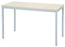 niceday Rechthoekige tafel Esdoorn Aluminium 160 x 80 x 75 cm